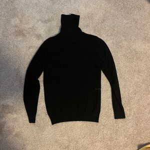 black andrew marc turtleneck